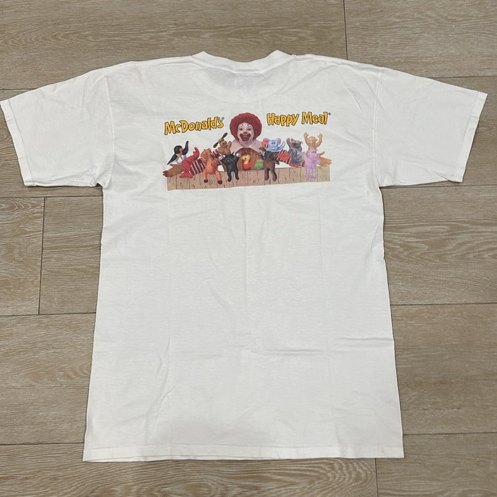 Vintage McDonald's Happy Meal And Teenie Babies Promo Shirt L